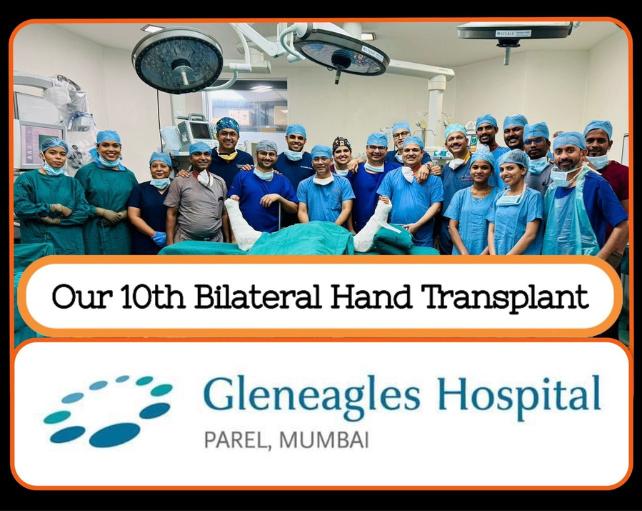 10th Bilateral Hand Transplant at Gleneagles Hospital