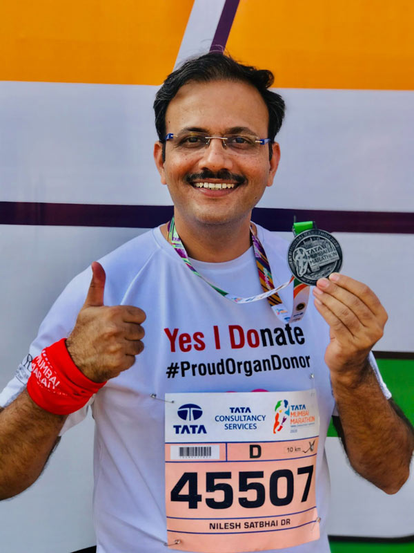 Participated in the Tata Mumbai Marathon to support organ donation